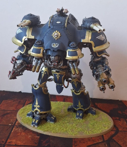 Warhammer 40K - Imperial Knights - Knight Valiant - Painted - P-414