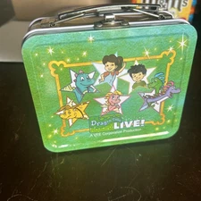 Dragon Tales Live Lunchbox Small Tin Circa 2000's, Excellent Condition -GDJ-211