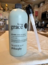 Philosophy LIVING GRACE Hydrating Shower Gel W/Pump, Huge 32 fl oz, Sealed