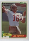 1981 Topps Joe Montana #216 Rookie RC HOF