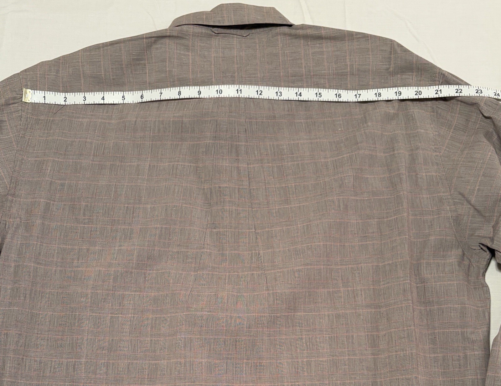 TOMMY HILFIGER Cotton Oxford Plaid Shirt Men's L Multicolor Checks Pleated Cuffs thumbnail 11