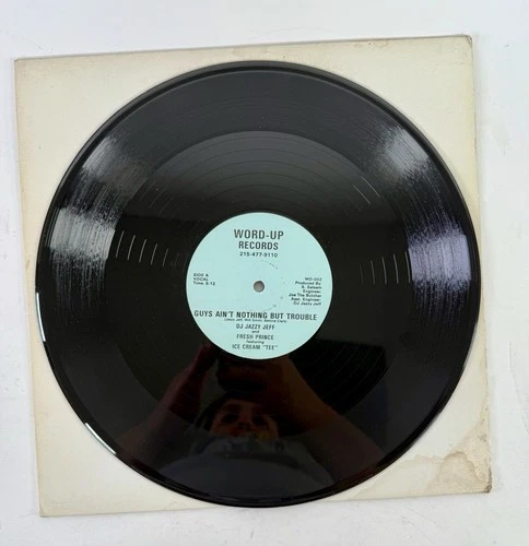 Guys Ain’t Nothing But Trouble The Fresh Prince Ice Cream Tee Single 1987 G+