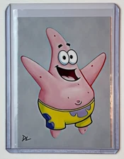 Patrick Star Limited Artist Signed "SpongeBob Squarepants" Trading Card 2/10