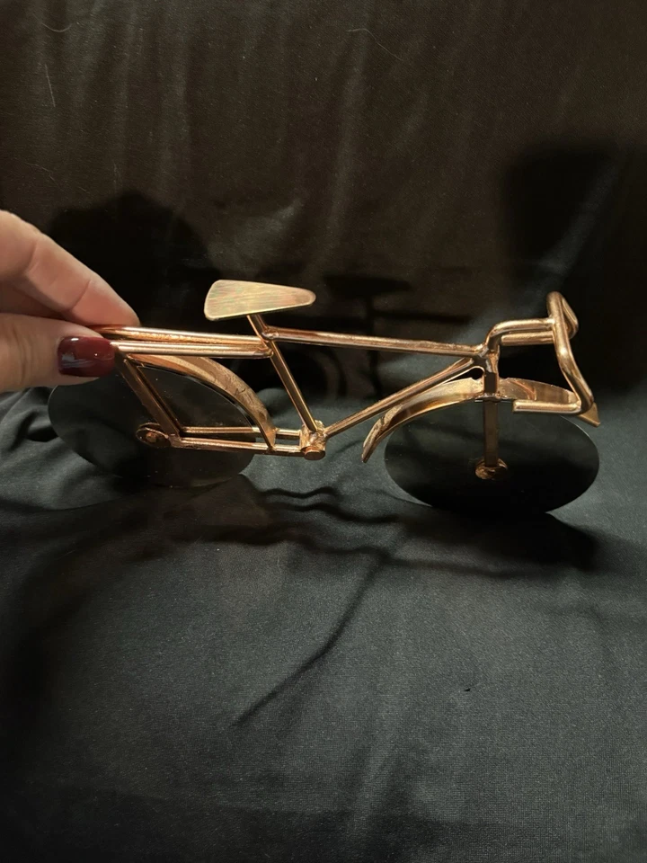 Rose Gold Bicycle Pizza Cutter- Stainless Steel Kitchen Tool Cycling Enthusiasts - Image 3 of 4