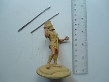 80 mm metal spartan series 77 toy soldier partially painted