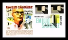 DR JIM STAMPS US COVER EMILIO SANCHEZ ARTIST IMPERFORATE FDC COMBO PANDA CACHET