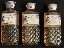 3 - BATH  BODY WORKS GINGHAM VIBRANT BODY WASH / SHOWER GEL 8 Oz.