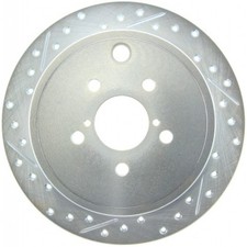 Stoptech For Ford Mustang Gt 2005-2014 Brake Rotor Slotted Rear Driver Side