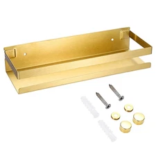 12 Inch Gold Shower Shelf Stainless Steel Shower Caddy Bathroom Shower Rack S...