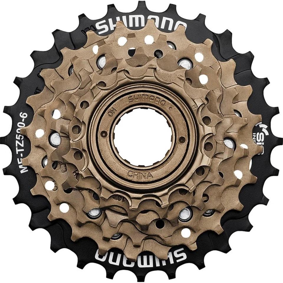 Shimano Fahrrad Freilauf-Schraubzahnkranz MFTZ500 6-fach 14-28 Zähne Kassette - Bild 1 von 1