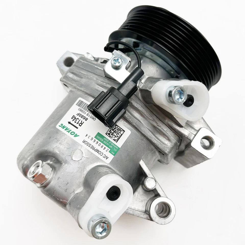 Nuevo compresor de aire acondicionado AD-8312N para Nissan March reemplaza 92600-1HC1A Foto 2 de 4