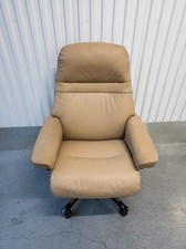 Ekornes Stressless "Sunrise" Medium Paloma Sand Leather Office Chair