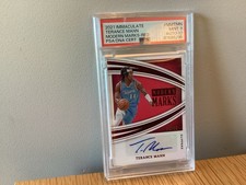 2021 Immaculate Terrance Mann Modern Marks Red Auto /25 PSA 9 Auto 10