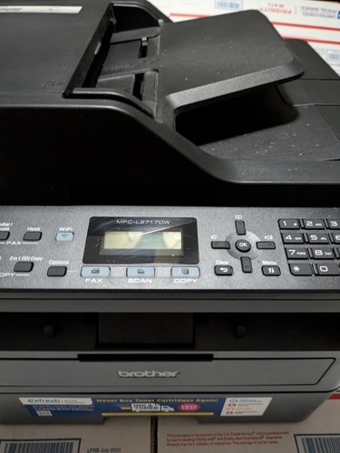 Brother MFC-L2717DW Printer w/ NEW Toner & Drum! Power & USB Cables -FAST SHIP! - Picture 6 of 10