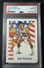 1991 Skybox #539 JOHN STOCKTON HOF USA DREAM TEAM PSA 10 GEM MINT NEW GRADE!🔥🔥