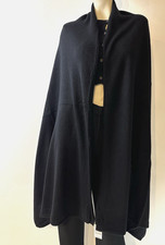 Charter Club 100 Cashmere Women's Luxury Black Solid Oversized Scarf NWT