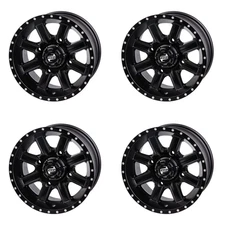 (4 Pack) Tusk 185-276-0009 4/156 Cascade Wheel For KAWASAKI MULE Pro-DXT Diesel