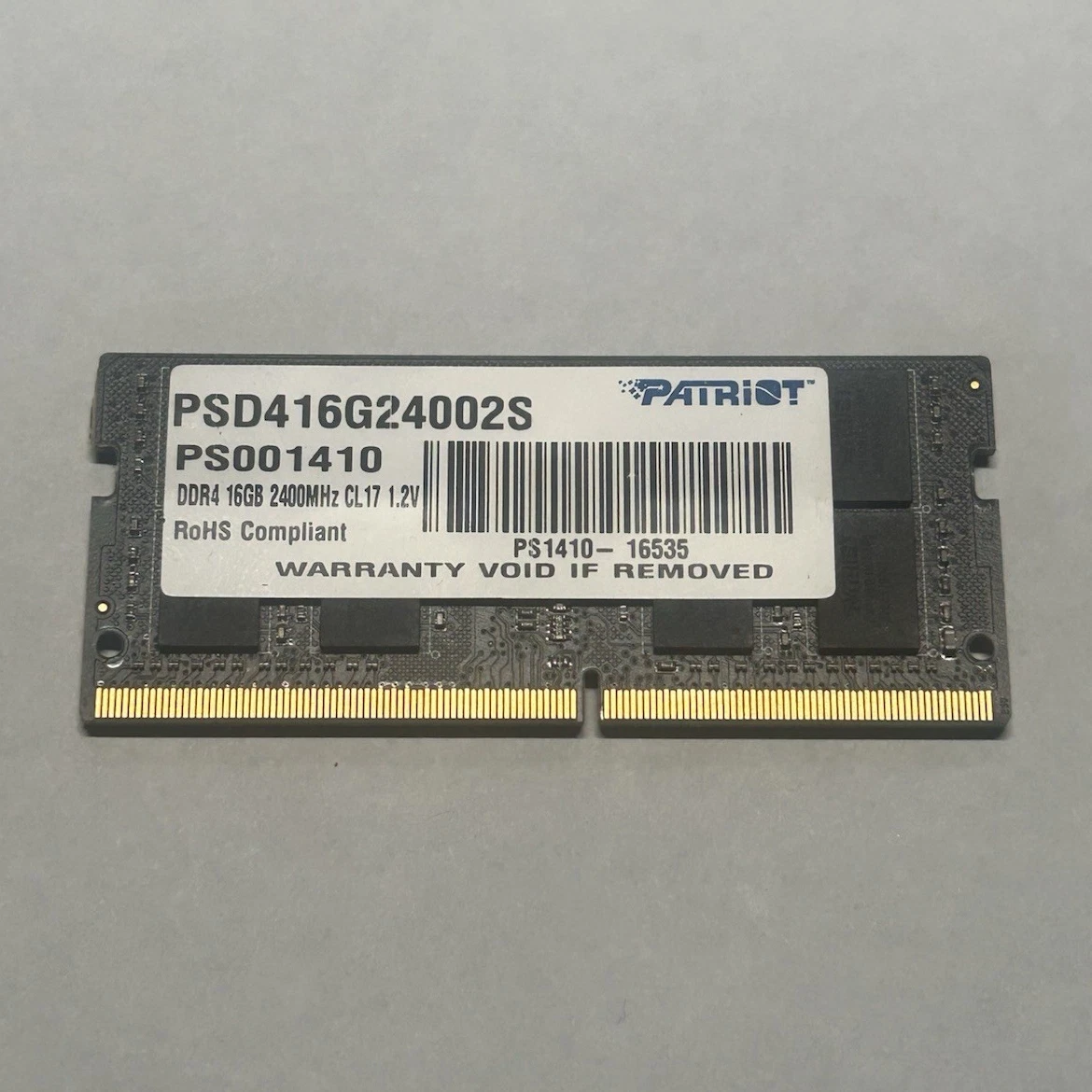 Patriot PC4-19200 (DDR4-2400) Bus Speed DDR4 SDRAM Memory (RAM