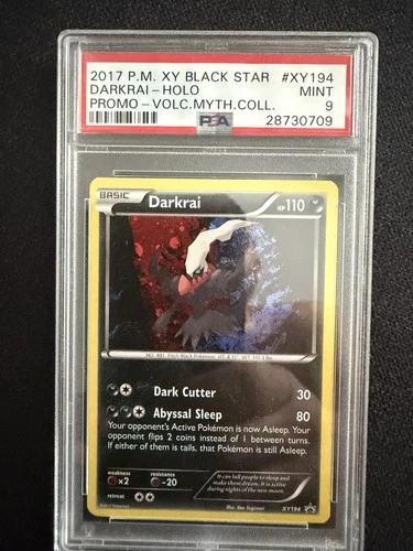 2017 Pokemon Darkrai Holo XY194 Black Star Promo MINT PSA 9