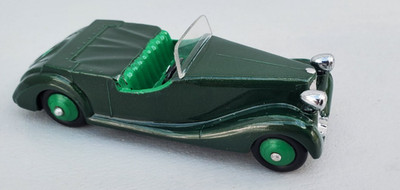 Grüner Blechboden 1940er Dinky 38b Sunbeam Talbot 2-Sitzer Open Top Tourer Code3