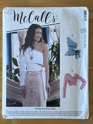 New Uncut McCall s Sewing Pattern M8117 Women s Top Size ZZ L-XXL