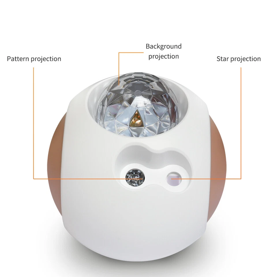 Proyector 3D Aurora Galaxy Estrella Nebulosa Nube Proyector con Control Remoto Noche Foto 4 de 4