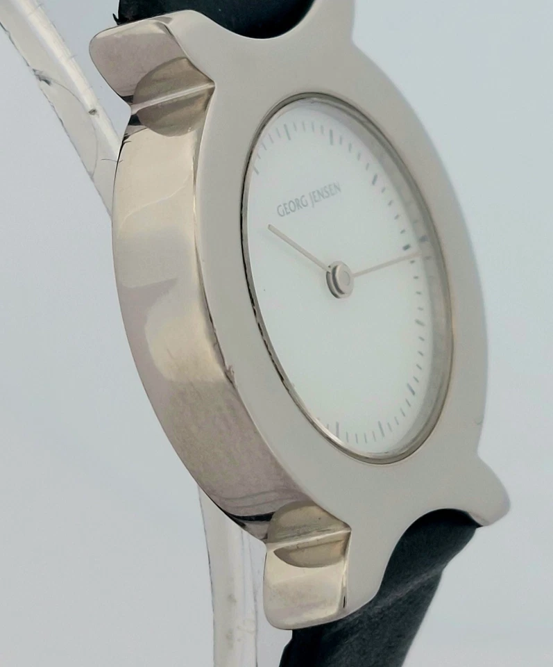 GEORGE JENSEN Denmark Andreas Mikkelsen Ladies Quartz Stainless Swiss Watch 369 - Image 4 of 4