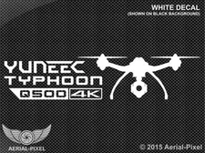 Yuneec Q500 4K Typhoon Window / Case Decal Sticker Quadcopter UAV Drone