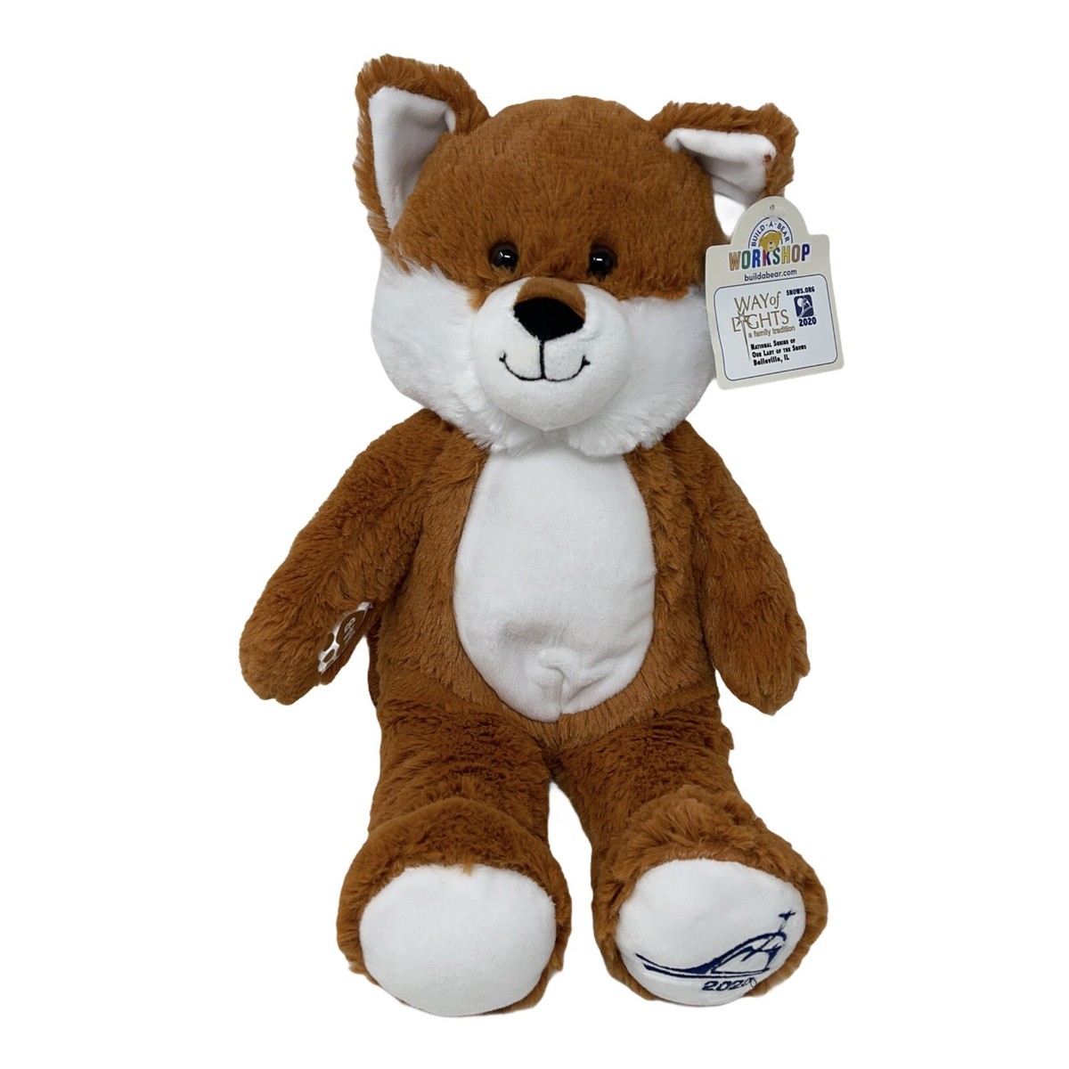 Build A Bear 2020 Way Of Lights Red Fox — VERY RARE HTF 17