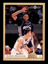 1992-93 CLASSIC DRAFT PICKS #105 ALONZO MOURNING FLASH BACKS ROOKIE RC