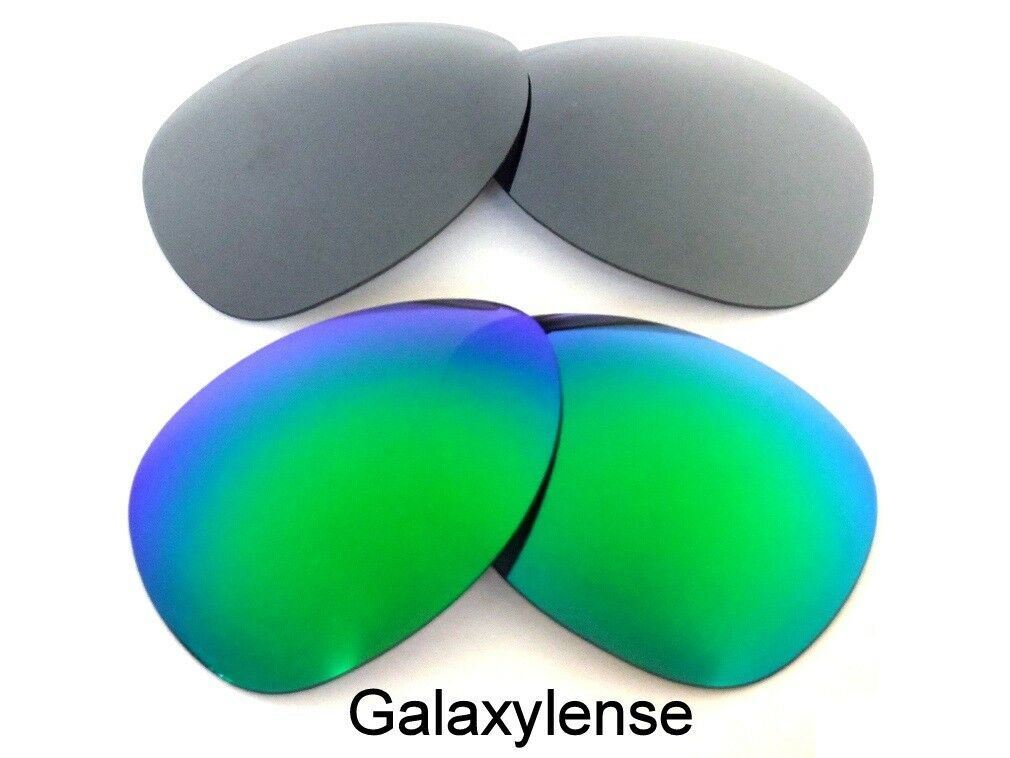 Galaxy Replacement Lenses Ray Ban RB3025 Aviator Green/Titanium 55mm