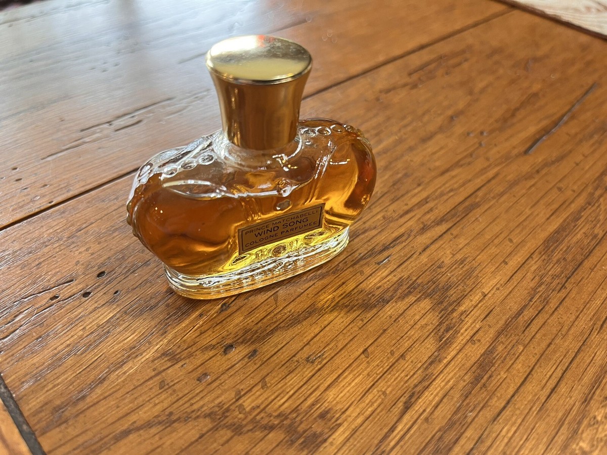 VINTAGE CROWN BOTTLE PERFUME WIND SONG PRINCE MATCHABELLI