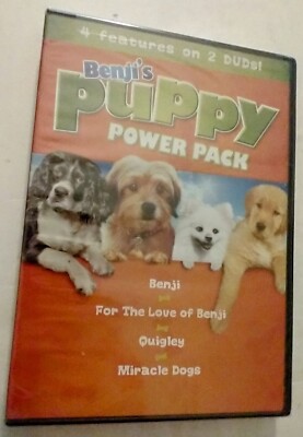 Benji's Puppy Power Pack (DVD, 2009) New. Sealed. Oop.
