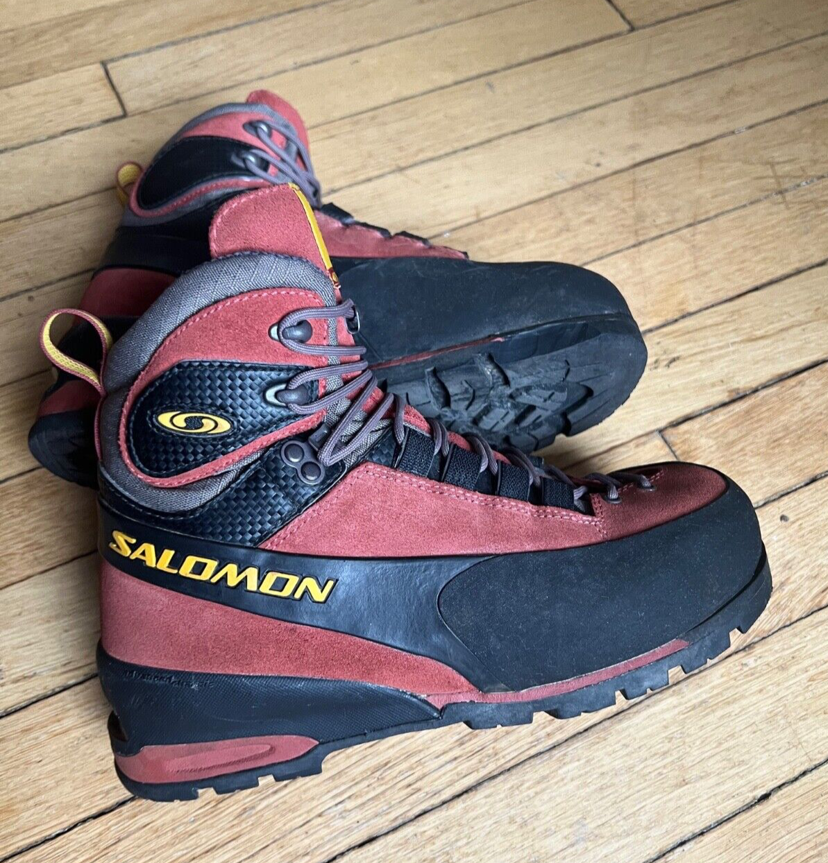 Stivali da arrampicata Salomon Pro alpinismo su ghiaccio uomo 7 US donna 8 5 GoreTex 40