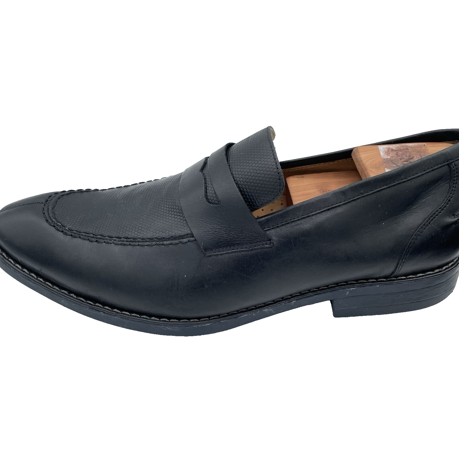 Sandro Moscoloni Maestro Black Split Toe Penny Lo… - image 5