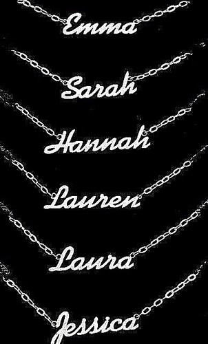 NAME Necklace /Bracelet /Ankle max 