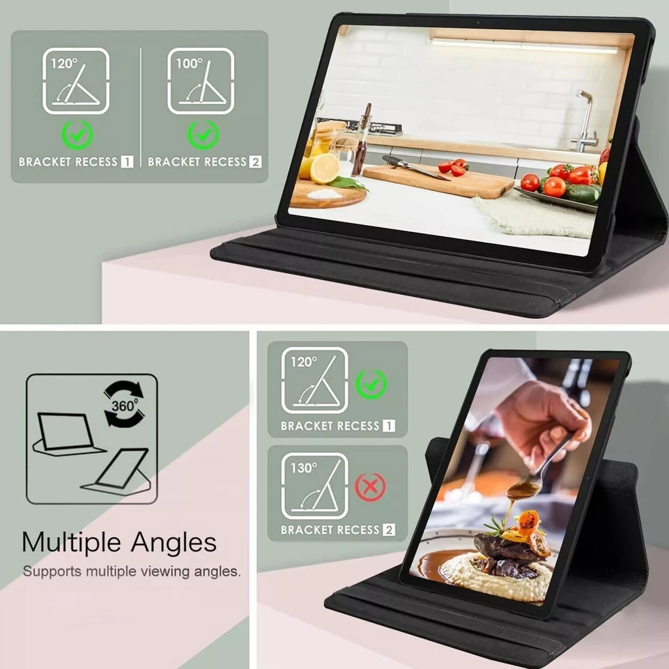 For Samsung Galaxy Tab A9 PLUS11"  (2023) Leather Smart Stand Tablet Case Cover - Image 2 of 4