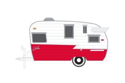 1962 SHASTA AIRFLYTE TRAVEL TRAILER 1/64 scale DIECAST CAR