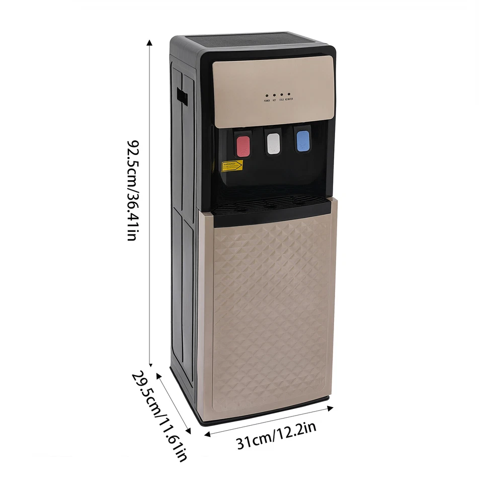 Bottom Loading Water Cooler Dispenser, Hot & Cold Water Floor Standing NEW - Image 3 of 4