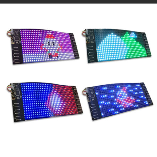 LED Flexible Screen Colour Bluetooth Mobile Phone Send LED Soft Display Screen - Bild 1 von 8