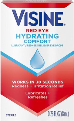 Visine Red Eye Eye Drops, 0.28 fl (1pack)