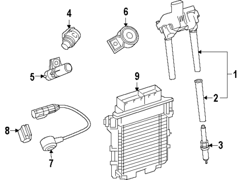 Ignition Spark Plug Set of 6 For Mercedes AMG C CLA CLS E G GLA GLE ML S SL SLC - Picture 2 of 6