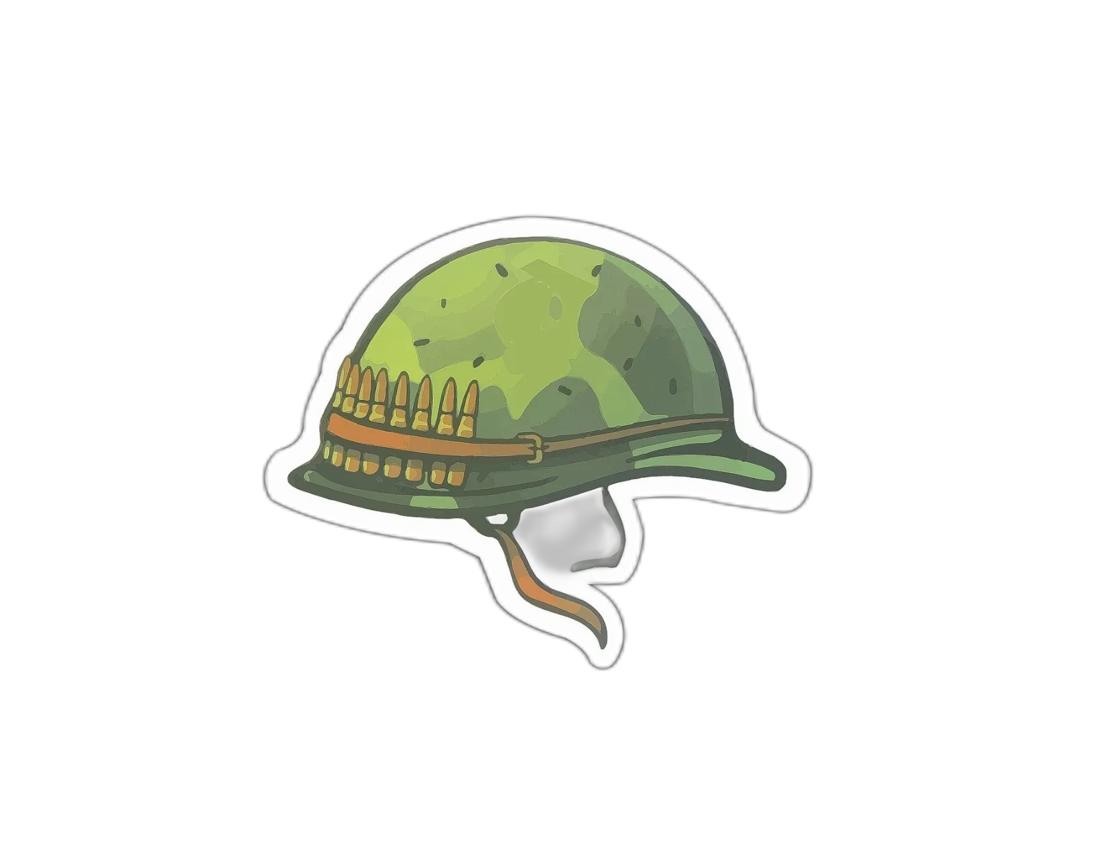 Tactical Military Helmet Sticker Decal for Gear Customization  
