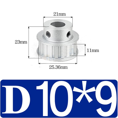 XL 16 dientes correa de distribución polea diámetro de rueda síncrono 4-17 mm para correa de 10 mm de ancho - Imagen 36 de 36