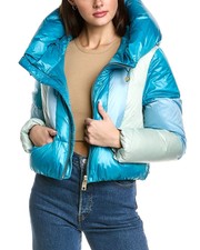 Nb Series By Nicole Benisti Briarwood Short Down Coat Women's Blue Xs