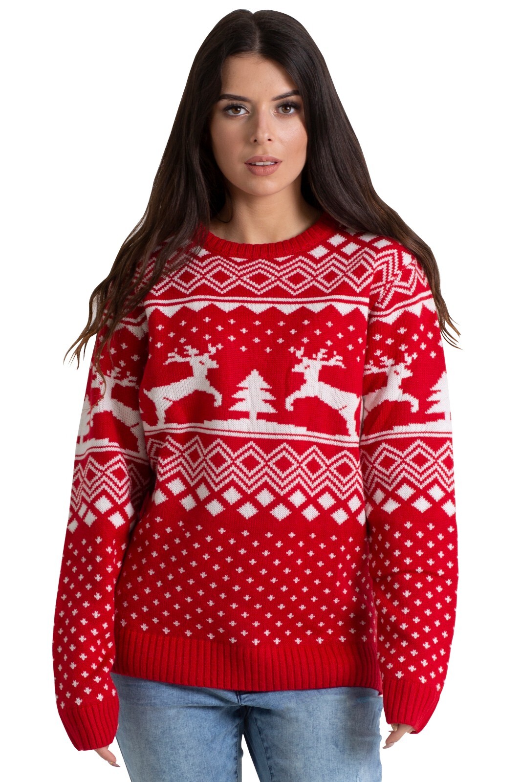 Unisex Men Women Christmas Jumper Ladies Novelty Xmas Santa Pullover