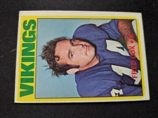1972 Topps Football Card # 194 Fred Cox - Minnesota Vikings (VG/EX)