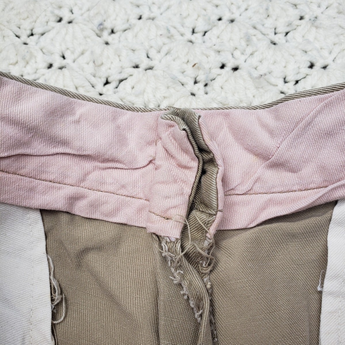 パンツ 60s US ARMY Khaki Trousers W30 Vtg US Army Khaki Chino Pants Uniform Twill Rapid Zipper