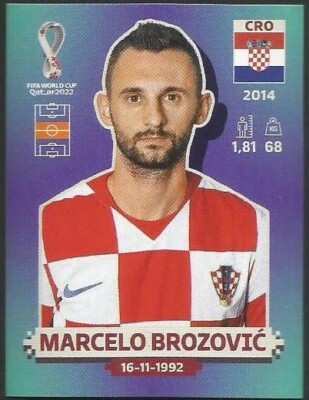 PANINI FIFA WORLD CUP QATAR-2022- #CRO-11-CROATIA-MARCELO BROZOVIC