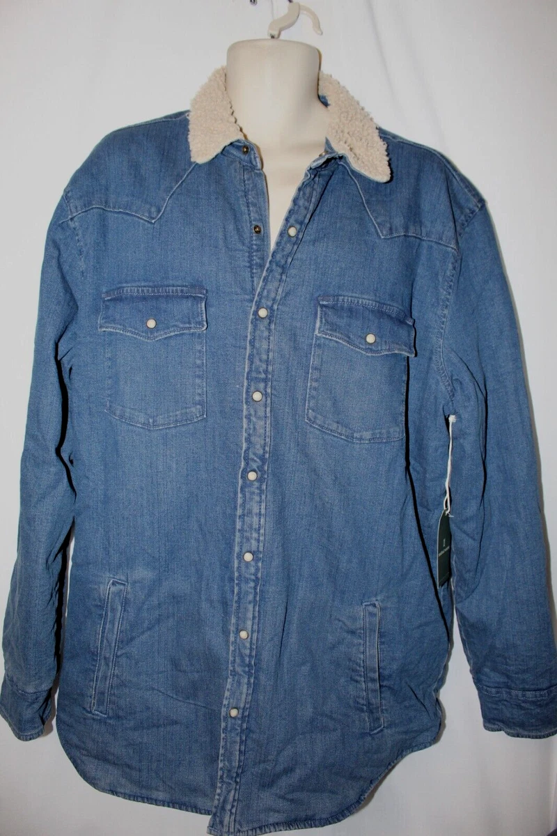 Mutual Weave Men's Big and Tall Denim Jacket